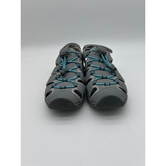 Khombu Ashley Size 9 Gray Sandals Adjustable - Picture 1 of 6